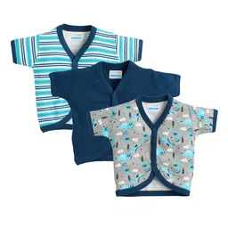 BUMZEE Boys Pack of 3 Printed Cotton Jhablas-image-19