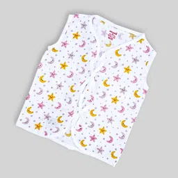 Born Babies Infants Printed Organic Cotton Sleeveless Jhablas-picture-13