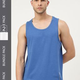 FREECULTR Men Pack of 2  Anti-Microbial Breath-Tech Bamboo Cotton Innerwear Gym Vests-image-72