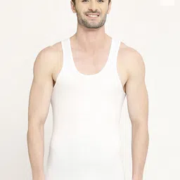 VIP Pack Of 2 Moisture Absorbent Pure Cotton Basic Innerwear Vests-image-38