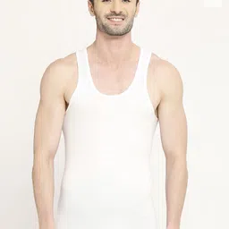 VIP Pack Of 2 Moisture Absorbent Pure Cotton Basic Innerwear Vests-image-29
