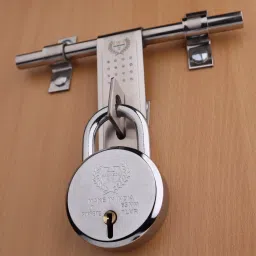 Padlocks 0643 J Supreme Round 65mm BCP Padlock with 6 Lever, Lock and Key Padlock-12