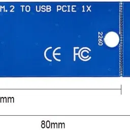 Tobo M.2 To USB 3.0 Pcie 1x To 16x Riser Card Switch Transfer Card Adapter USB 3.0 DDR3 1 GB NVIDIA Chipset 80 bit 60 MHz Graphics Card image 3