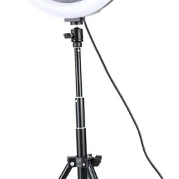 Alchiko New Big Tripod With Premium Dichromatic LED Ring Light With Adjustable Brightness And Colour Temperature And Fully Portable Compatible with All Smartphones & Dslr/slr Cameras, for Live Streaming, Make up, Video Call, Video Conference, Online Classes 2500 lx Camera LED Light-17