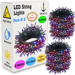 40 LEDs 11 m Multicolor Steady String Rice Lights-8