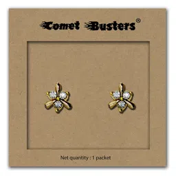 Comet BustersGold-Plated Non Piercing Earrings-29