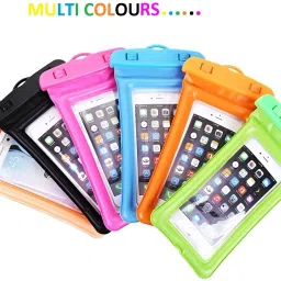 Pouch for Rain proof Mobile Pouch Touch Sensitive Water Pouch Upto 6.7 Mobiles Phone-image-85