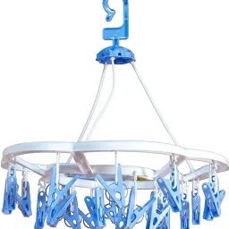 Hanging Garden Round Cloth Drying Clip Holder With 24 Clips Plastic Cloth Clips Plastic Cloth Clips-14