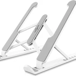 Callmate Adjustable Laptop Stand for Desk, a Foldable Height Adjustable PVC Laptop Stand Compatible with All Laptops & MacBook Laptop Stand-picture-0