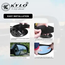 kylo Manual Driver Side, Rear View Mirror For Toyota Corolla Altis image 4