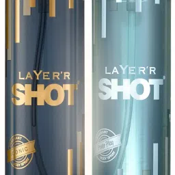 Shot Gold Iconic Fragrant Body Spray 135ml & Shot Power Play Fragrant Body Spray 135ml Body Spray - For Men-15
