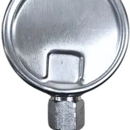japsin instrumentation Economical Pressure Gauge, 2" Dial, 0-7 bar, Bottom Entry, 1/4" BSP (M) Conn, SS Dial Indicator image 3