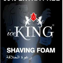 SHAVING FOAM ice king no.1 Red for Regular skin type(Pack of 1)|400gm|-4
