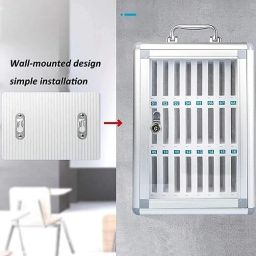 spiritual house Cell Phone Locker Cell Phone Storage Box Safe Locker (Key Lock) Safe Locker image 3