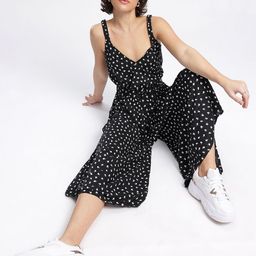 Playful Feminine Charm Floral Print Wrap Jumpsuit-39