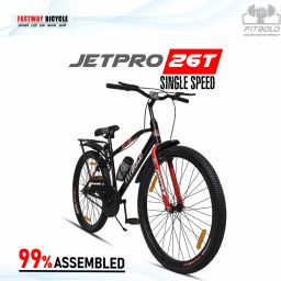 JetPro IBC |Wheel-26X2.40 | BLK | Age 12+ Years | 99% Assembled | Ready to Ride 26 T (inch) Road Cycle-image-99