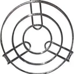 Kitchen Cooking Pot Steaming Tray Stand Stainless Steel Round Cooker Steamer Rack Stand Cookware Tool, Pack of 1 Polished Trivet-4
