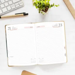 diarymart Designer Hard Bound 2025 Diary For Men I Daily Planner Diary 2025 with Dates I A5 Diary Ruled 344 Pages image 2