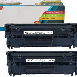 vevo toner cartridge 12a (q2612a) compatible for laser-jet m 1005mfp , 1020 plus , m1319 , 1022nw Black Ink Toner-21