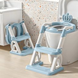 Crown Western Toilet Potty Seat for Kids, Baby Potty Training Seat Chair with Potty Seat-15