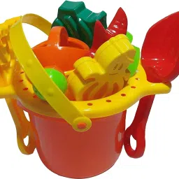 Beach Bucket Toy Set With Beach Bucket Tools and Sand Molds-15