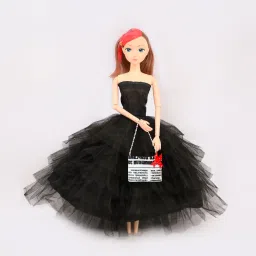 - Doll Set, Dolls, Baby Doll Set For Girls With Bag (Black)-image-31