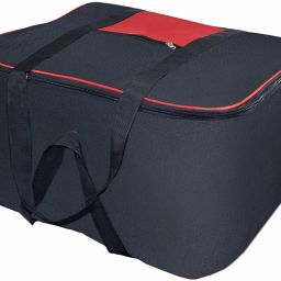 Tiarakrafts Nylon Big with Zippered Closure and Handle(Black, 54x46x28cm) Poly-canvas Laundry Bag-picture-20