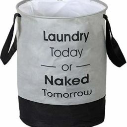 45 L Grey, Black Laundry Bag-picture-14