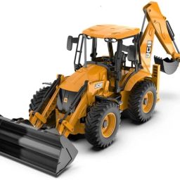 Plastic 2 In 1 Bulldozer And Excavator Construction Toy Vehicle For Kids-13