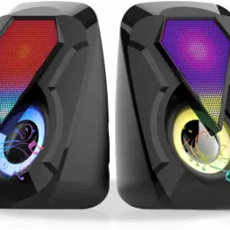 JAXTER RM-601cs RGB Lights Computer Speaker 10 W Bluetooth Laptop/Desktop Speaker image 2
