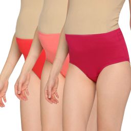 Pack of 3 Women Maternity Multicolor Panty-image-78