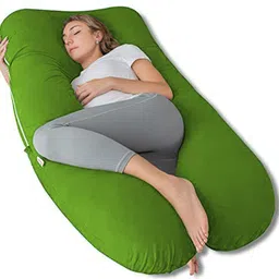linenovation Microfibre Solid Pregnancy Pillow Pack of 1-picture-23