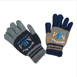 Printed Winter Men Gloves-image-63