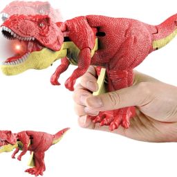 Dinosaur Toy with Biting Function Roaring Sound Effect Will Shake Head and Tail-image-8