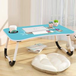 Study Table for Students Study Foldable Table Portable & Lightweight Wood Portable Laptop Table-9