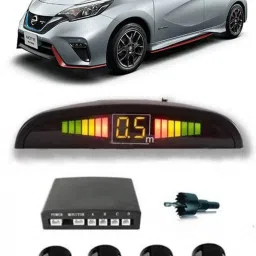 JJB445 Black Car Reverse Parking Sensor with LED Display 4 Sensor A445 Parking Sensor-image-43