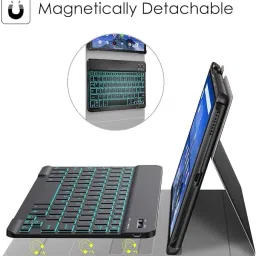 Proelite iPad Air 13 2024 & iPad pro 12.9 5th,6th Gen with Pencil Holder Bluetooth Standard Tablet Keyboard Compatible with Desktop, Laptop, Mac image 4