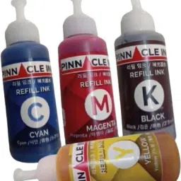 Pinnacle Ink For Brother DCP-T220 Black + Tri Color Combo Pack Ink Bottle-11