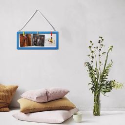 Wooden Rectangular Blue Table Photo Frame for Home Décor 35 inch Normal Photo Frame-image-45