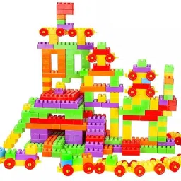 Exclusive Activity Train Blocks: Premium Building Set with Wheels (51+ Pieces)-picture-28