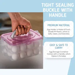 jigshtial Plastic Egg Container- 2 dozen image 4