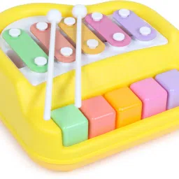 Xylophone 2-in-1 Premium Piano 5 Key Scale Musical Toy For Kids - 292-image-20