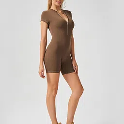 LULU & SKY Mandarin Collar Sports Playsuit-picture-54