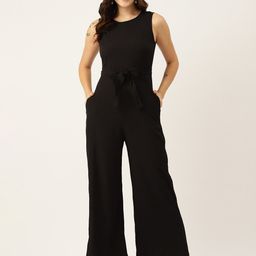 Sleek Italia Round Neck Sleeveless Basic Jumpsuit-picture-29