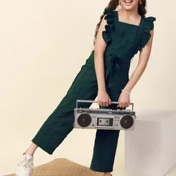 FASHION DREAM Girls Basic Jumpsuit with Ruffles-image-81