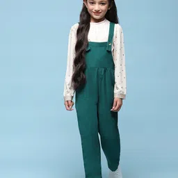 Biba Girls Cotton Straight Leg Dungaree-picture-47