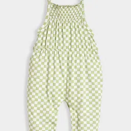 MiArcus Peanuts Checked Pattern Singlet Jumpsuit-image-45
