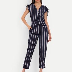 OTORVA Striped V-Neck Basic Jumpsuit-picture-20