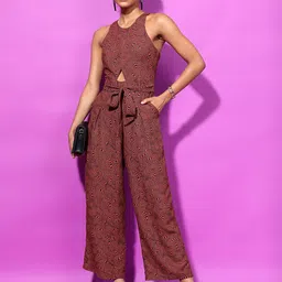 Tokyo Talkies Printed Basic Jumpsuit-image-53