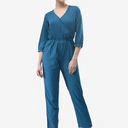 V&M V-Neck Basic Jumpsuit-image-62